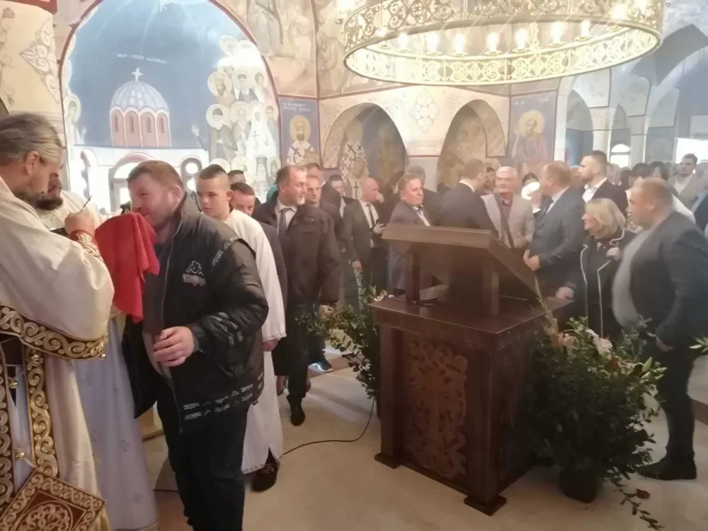 У цркви Ружици одржана Света литургија