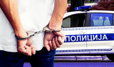Srpska policija, lisice, hap&scaron;enje<br>Ilistracija
