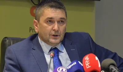 press povodom hapsenja sluzbenika mupa, zajednicki press tuzilastva i mupa, Dalibor Medojevic nacelnik odseka za suzbijanje kriminaliteta, nacelnik odseka za suzbijanje kriminaliteta