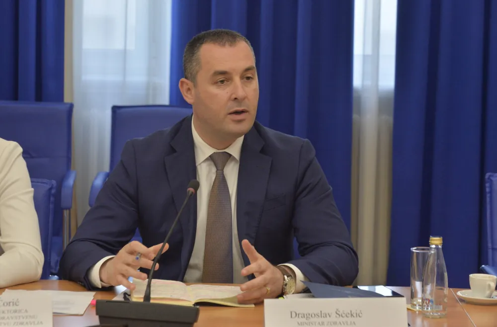 Odbor za zdravstvo, zasjedanje odbora za zdravstvo, Dragoslav Scekic, ministar zdravlja
