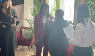 Vanja Ćalović Marković odlikovana Ordenom viteza