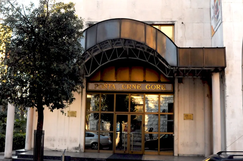 Posta Podgorica<br>Centralna posta<br>posta Crne Gore
