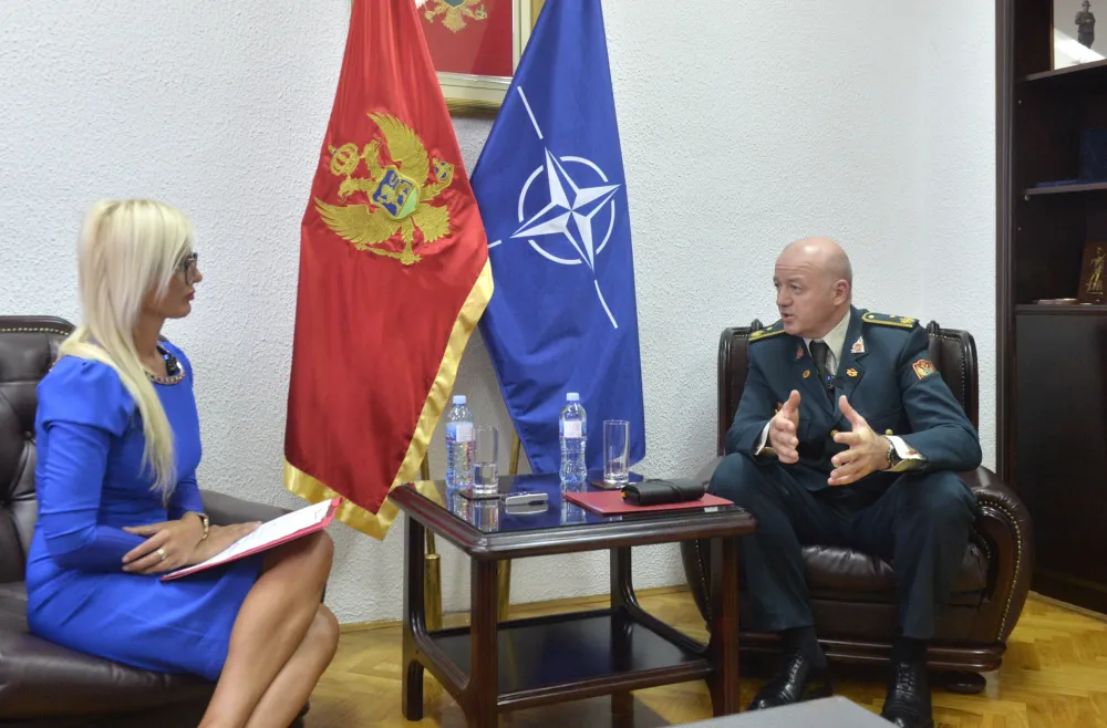 intervju sa nacelnikom generalstaba VCG Zoranom Lazarevicem, general Zoran Lazarevic, Zoran Lazarevic, nacelnik generalstaba VCG