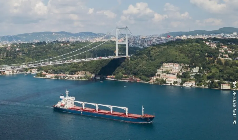 Брод са украјинским житом