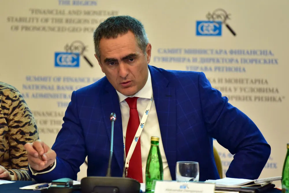Samit ministara finansija,guvernera centralnih banaka i direktora poreskih uprava, Aleksandar Damjanovic