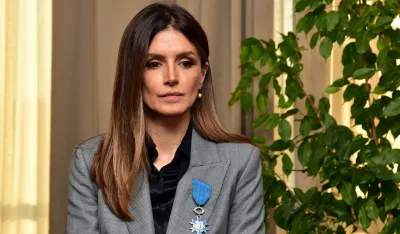 Milica Perisic dodjela ordena od strane Franciske ambasade