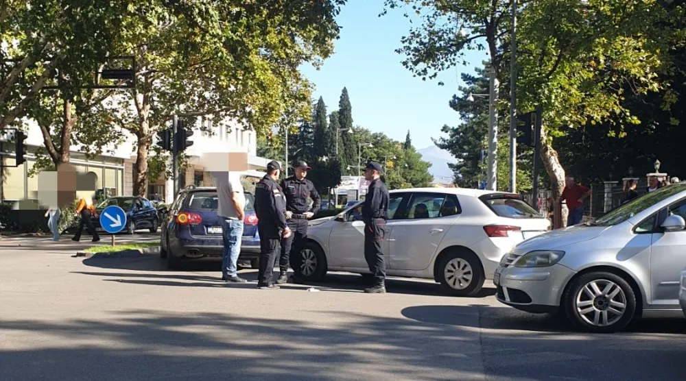 Udes u centru Podgorice: Ima povrijeđenih