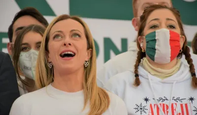 Đorđa Meloni favorit na izborima