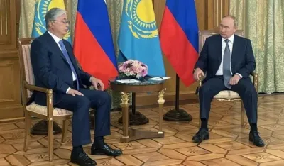 Kasim Tokaјev i Vladimir Putin