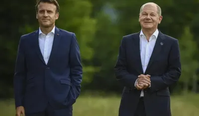 Emanuel Makron i Olaf &Scaron;olc