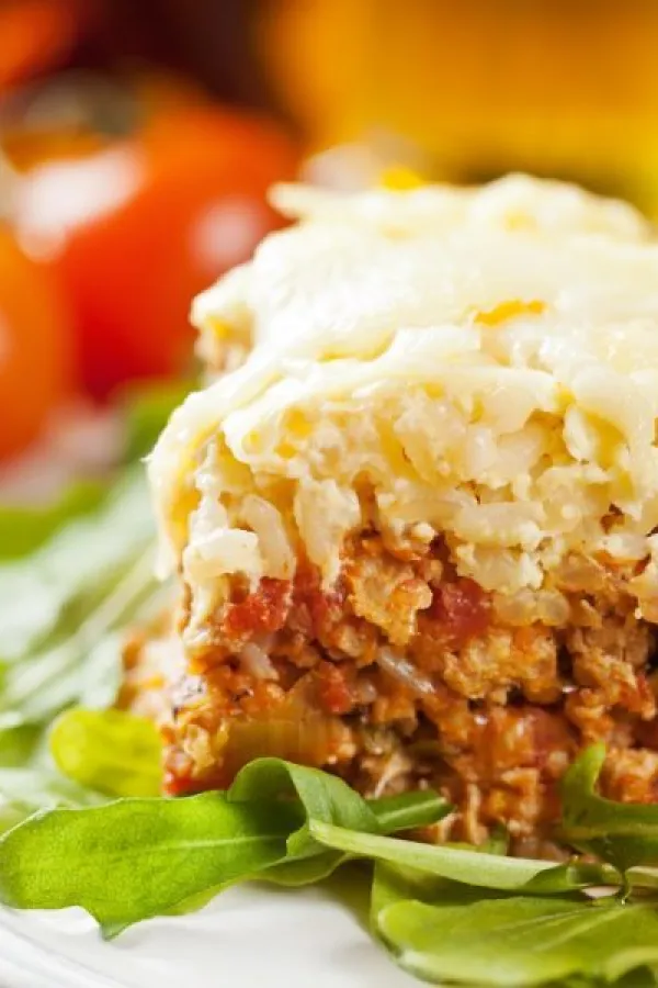 Ki&scaron; sa povrćem i mljevenim mesom