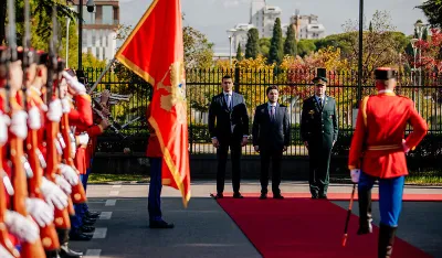 Abazović i Adžić obi&scaron;li Ministarstvo odbrane i G&Scaron; Vojske Crne Gore