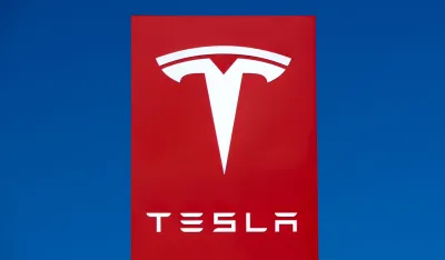 Ilustracija<br>Logo Tesla, logo Tesle