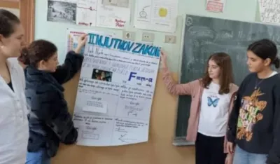U O&Scaron; "Radoјica Perović" kroz oglede izučavali Njutnove zakone