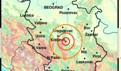 Srbija: Zemljotres registrovan kod Aleksandrovca