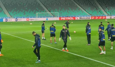 Sa treninga na stadionu "Stožice"