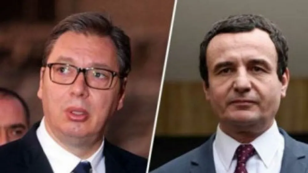Aleksandar Vučić i Aljbin Kurti