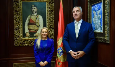 Đukanović primio ambasadorku Italije