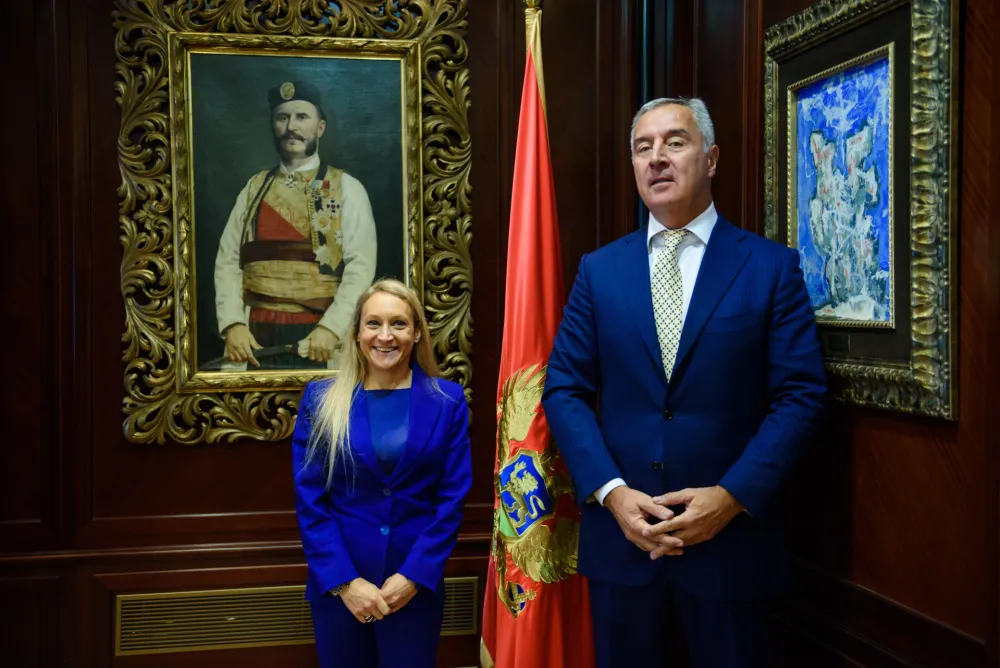 Đukanović primio ambasadorku Italije