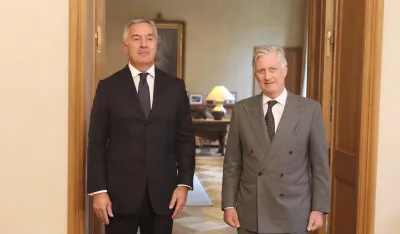Milo Đukanović u posjeti Belgiji