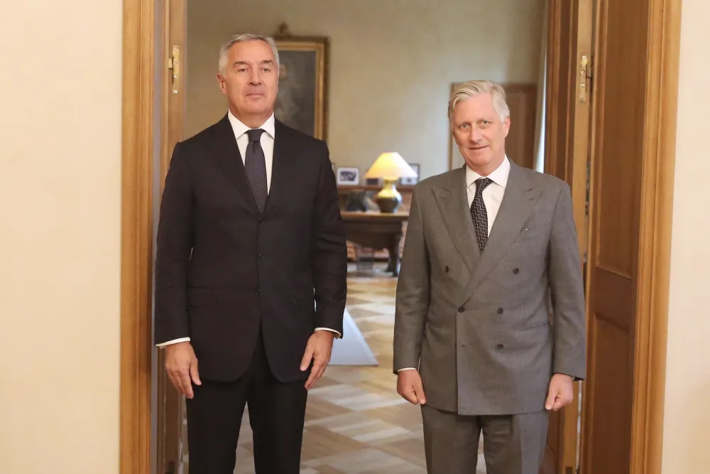 Milo Đukanović u posjeti Belgiji