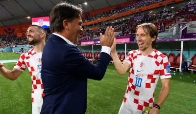Zlatko Dalić i Luka Modrić