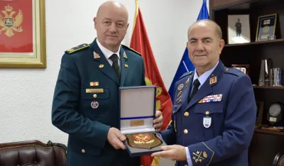 General Lazarević sa komandantom NATO Centra za vazdu&scaron;ne operacije