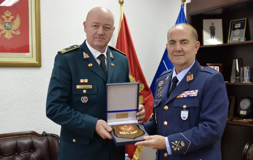 General Lazarević sa komandantom NATO Centra za vazdu&scaron;ne operacije