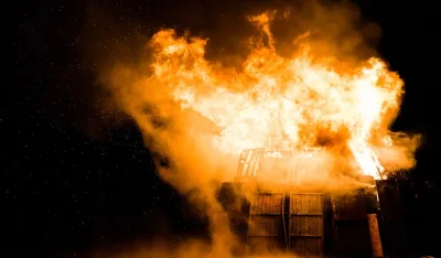 Експлозија, илустрација