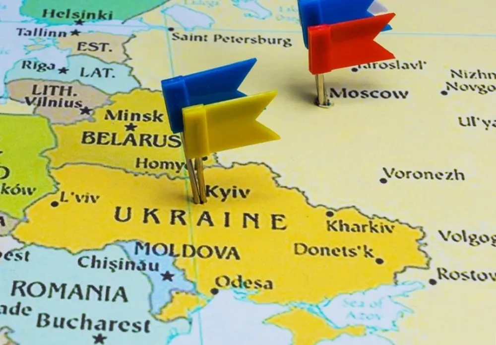 Мапа Украјине