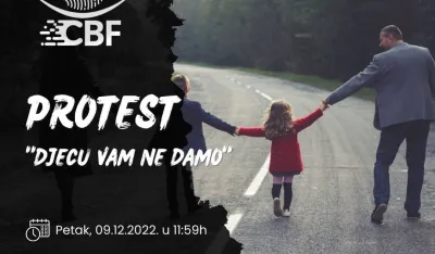 Protest Djecu vam ne damo, najava