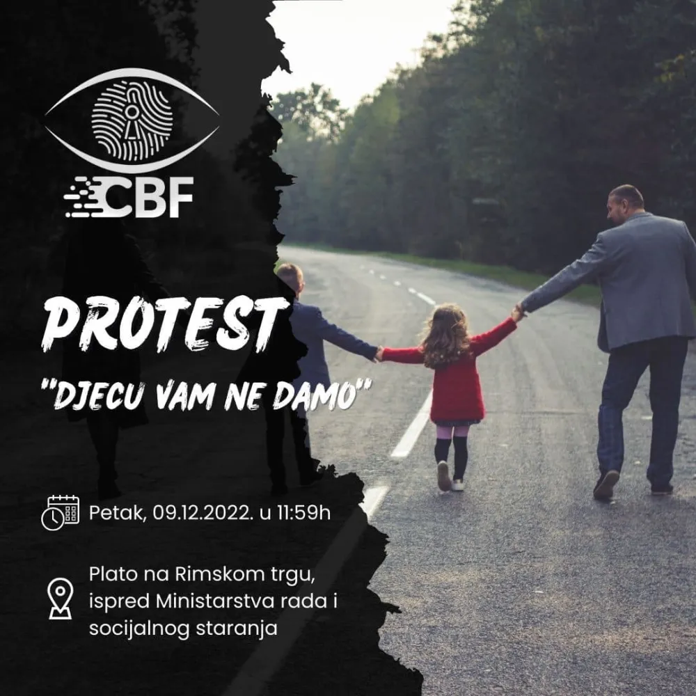 Protest Djecu vam ne damo, najava