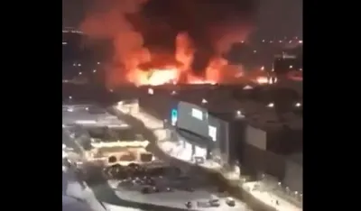 Moskva, požar