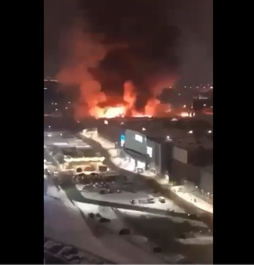 Moskva, požar