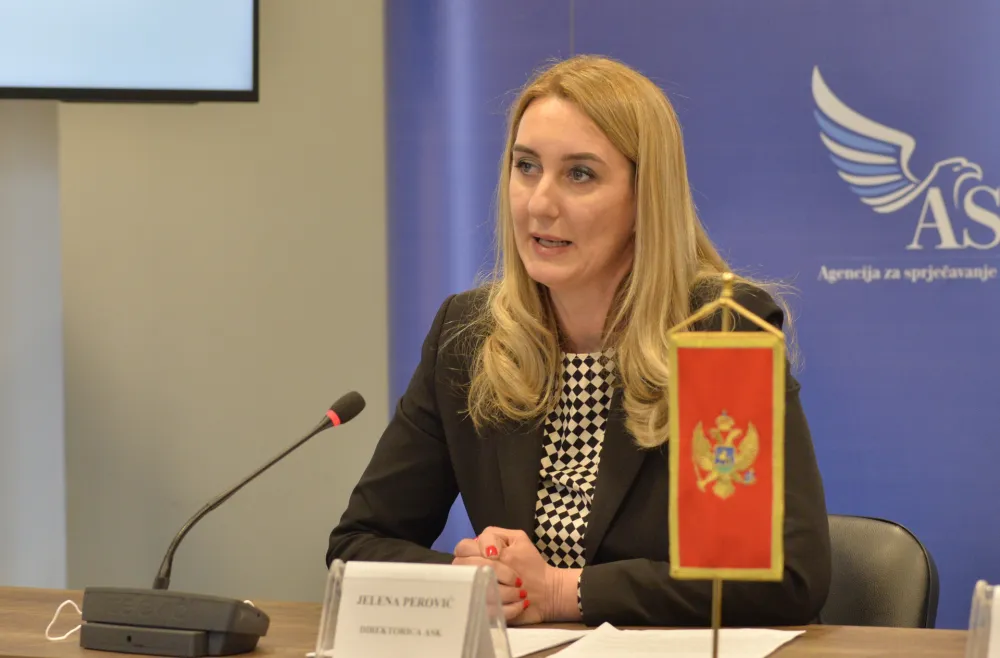 agencija za sprecavanje korupcije, press agencije za sprecavanje korupcije, ask, ASK, Jelena Perovic, Jelena Perovic direktorica agencije za sprecavanje korupcije, direktorica ask