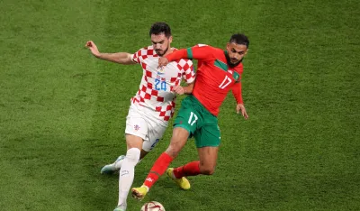 Sa meča Hrvatska - Maroko