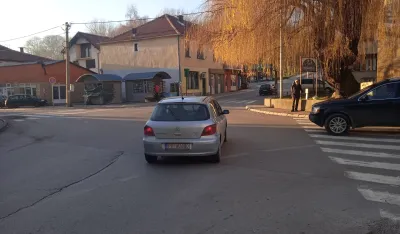 Једна од раскрсница у Пљевљима на којој је у плану постављање семафора