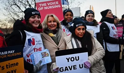 &Scaron;trajk medicinskih sestara u Velikoj Britaniji