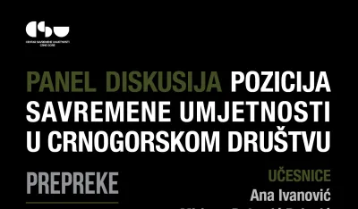 Pozicija savremene umjetnosti u na&scaron;em dru&scaron;tvu