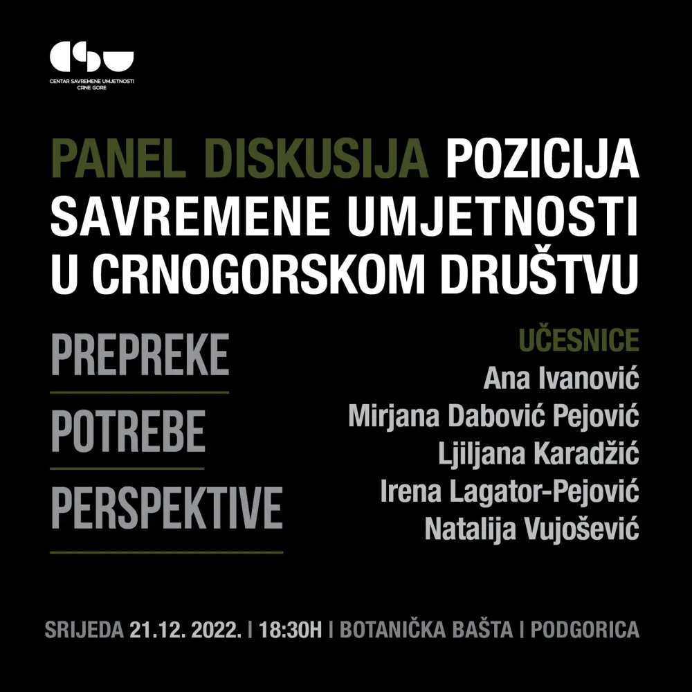 Pozicija savremene umjetnosti u na&scaron;em dru&scaron;tvu