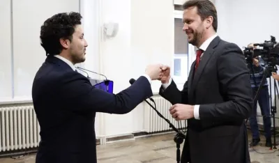 Dritan Abazović i Ra&scaron;ko Konjević