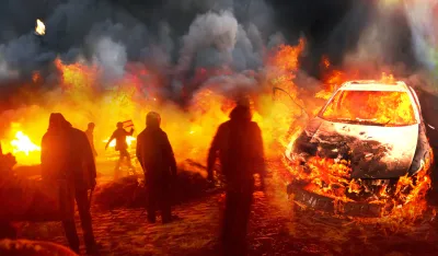 Nasilni protesti, ilustracija