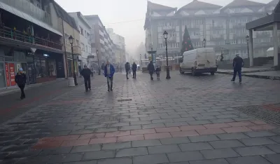 Пљевља јуче, детаљ из центра града