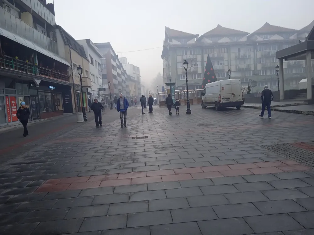 Пљевља јуче, детаљ из центра града