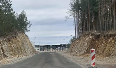 Незавршени дио пута, прије и послије новог граничног прелаза Ранче 