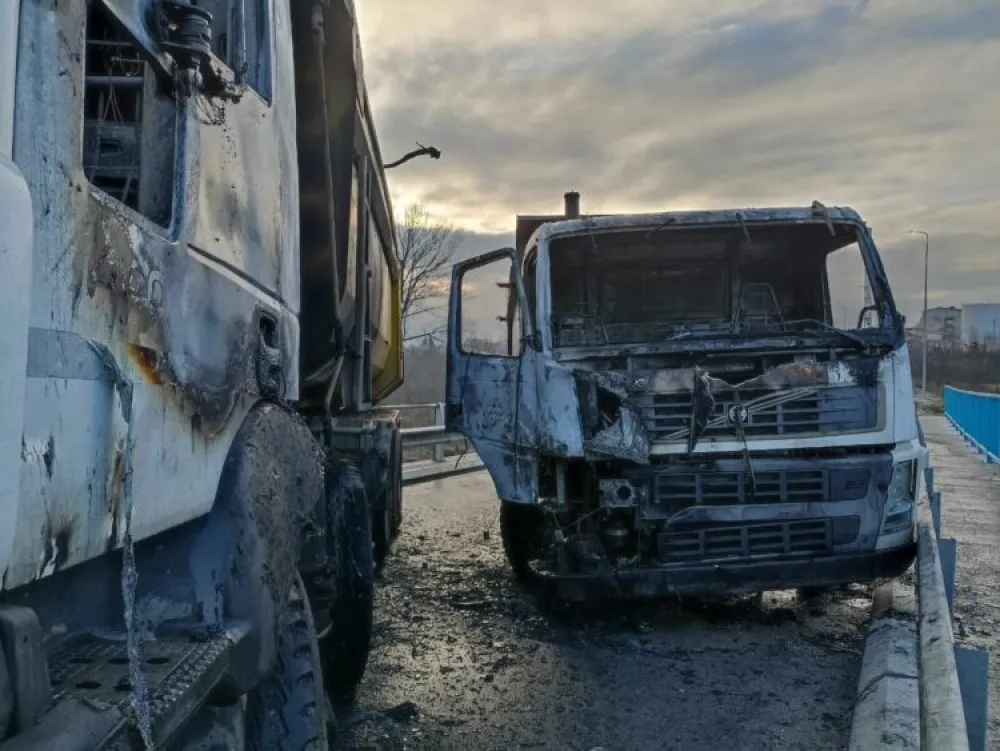 kamioni požar mitrovica