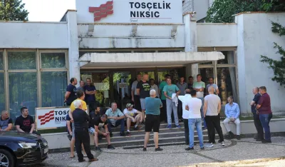 zeljezara radnici toscelik protest