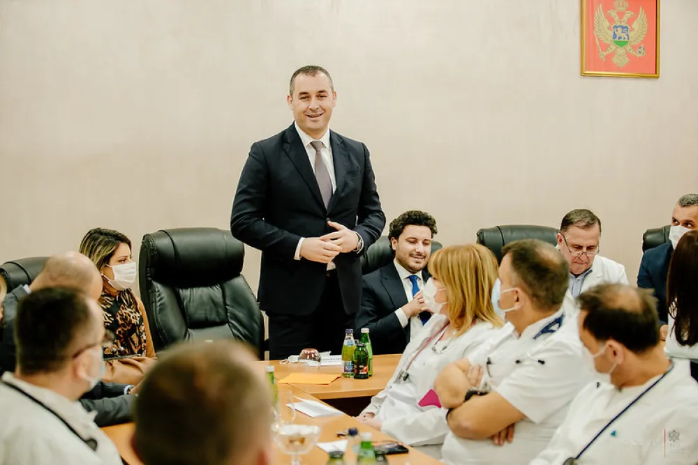 &Scaron;ćekić i Abazović u posjeti OB Berane