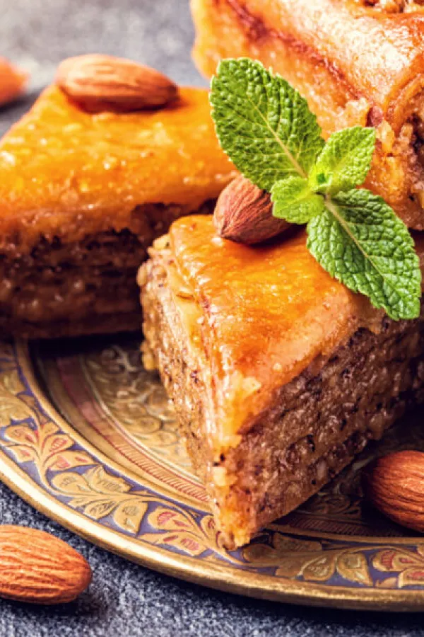 Baklava sa bademima i muskatnim ora&scaron;čićem
