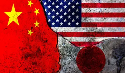 Kina, SAD i Japan<br>Ilustracija